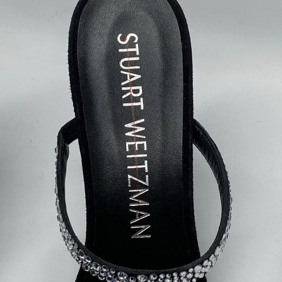 Stuart Weitzman Suede Embellished Sandals size 9 - Picture 3 of 10